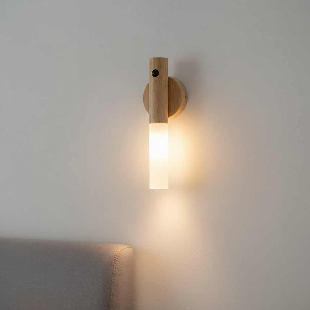 Lumenorth Cedar Rechargeable Wall Sconce
