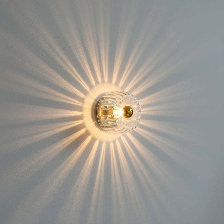 Lumenorth Flare Sunburst Wall Light