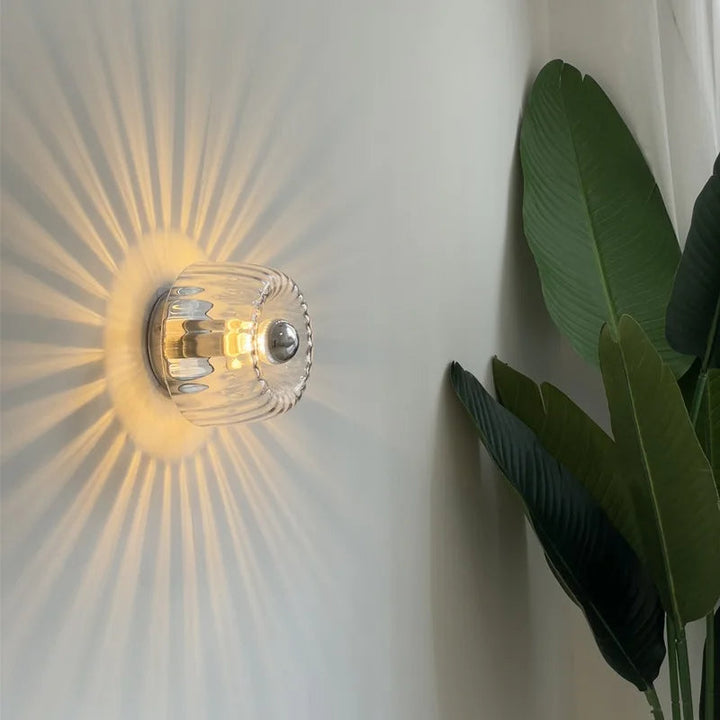 Lumenorth Flare Sunburst Wall Light