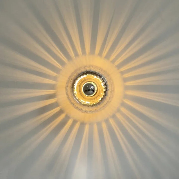 Lumenorth Flare Sunburst Wall Light