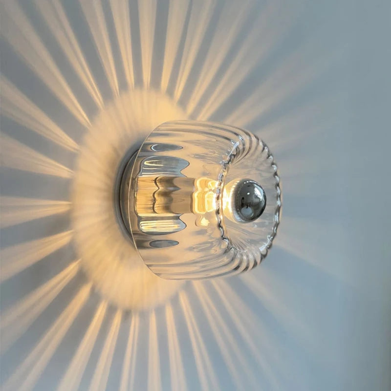 Lumenorth Flare Sunburst Wall Light