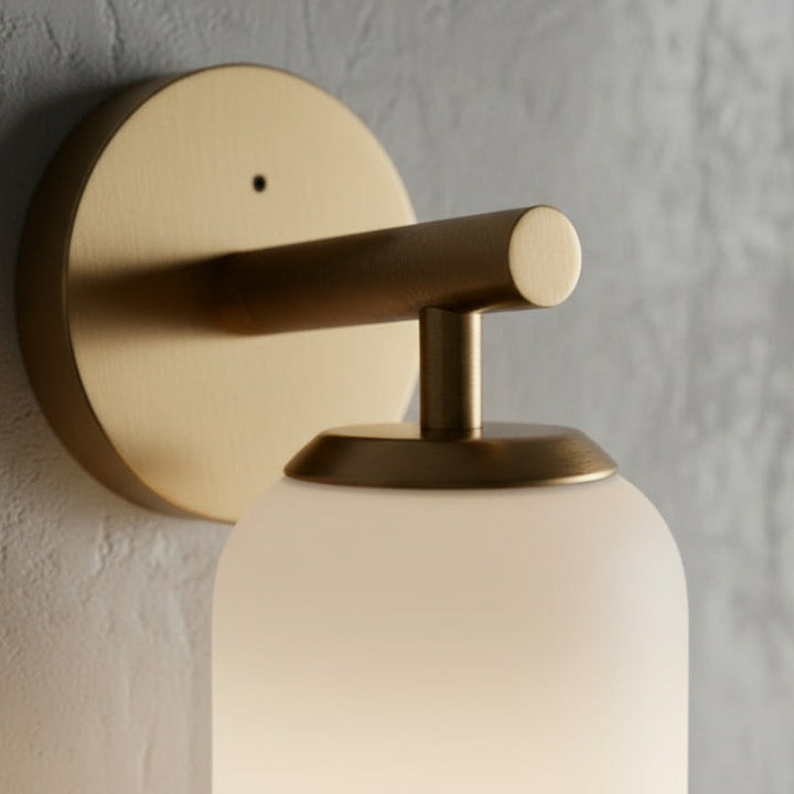 Lumenorth Lantern Glass Wall Lamp