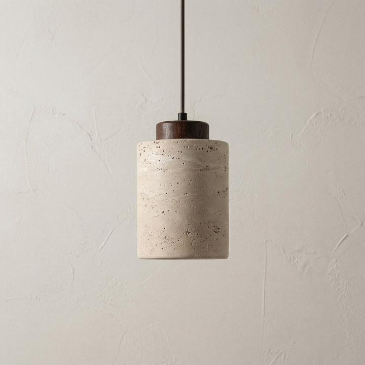 Lumenorth Slate Stone Pendant Light