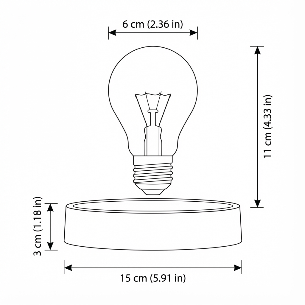 Lumenorth Float Levitating Lamp