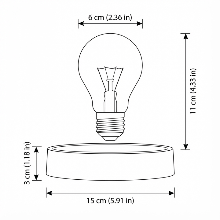 Lumenorth Float Levitating Lamp