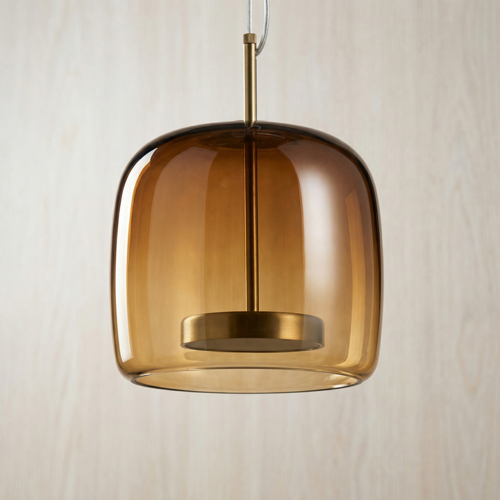 Lumenorth Bell Nordic Glass Pendant