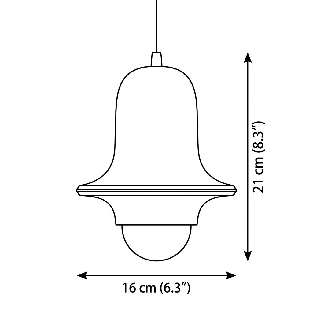 Lumenorth Anchor Bauhaus Pendant Light