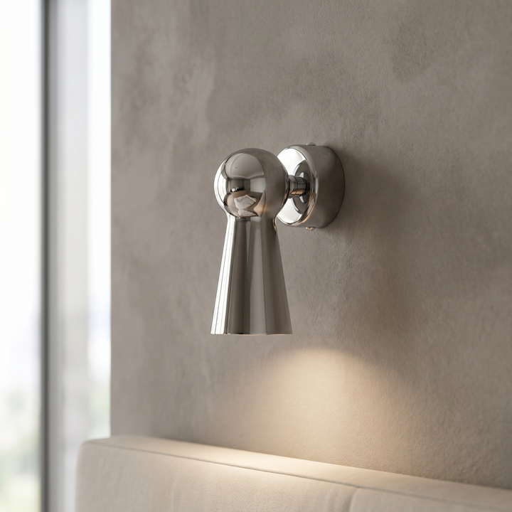 Lumenorth Lever Chrome Swing Arm Lamp