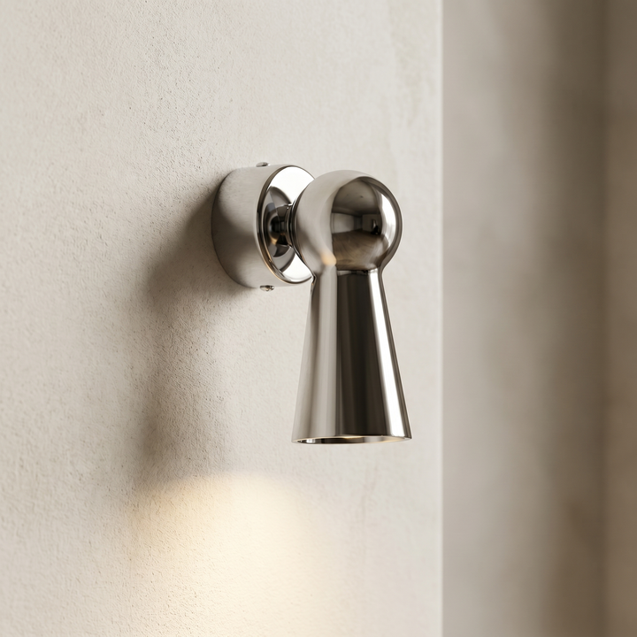 Lumenorth Lever Chrome Swing Arm Lamp