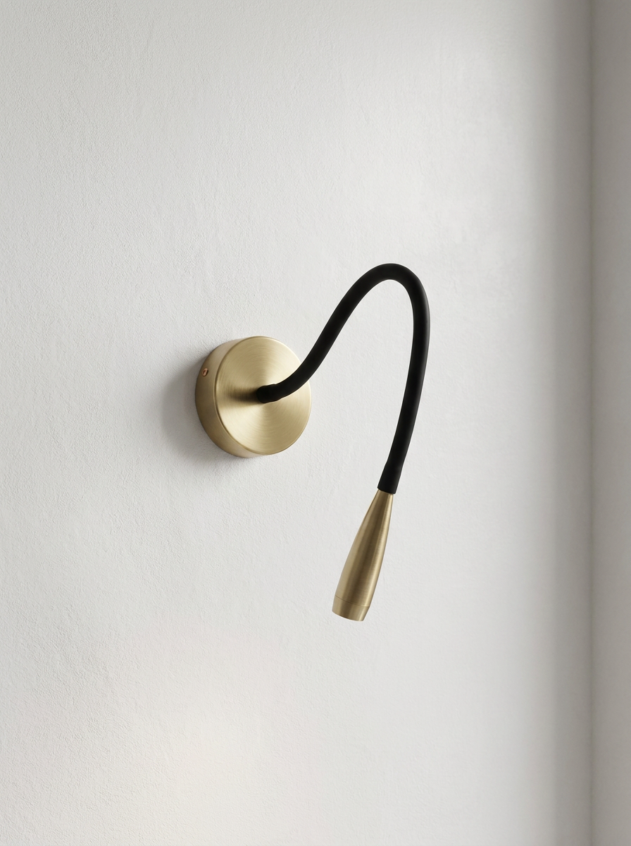 Lumenorth Thread Slim Copper Wall Sconce