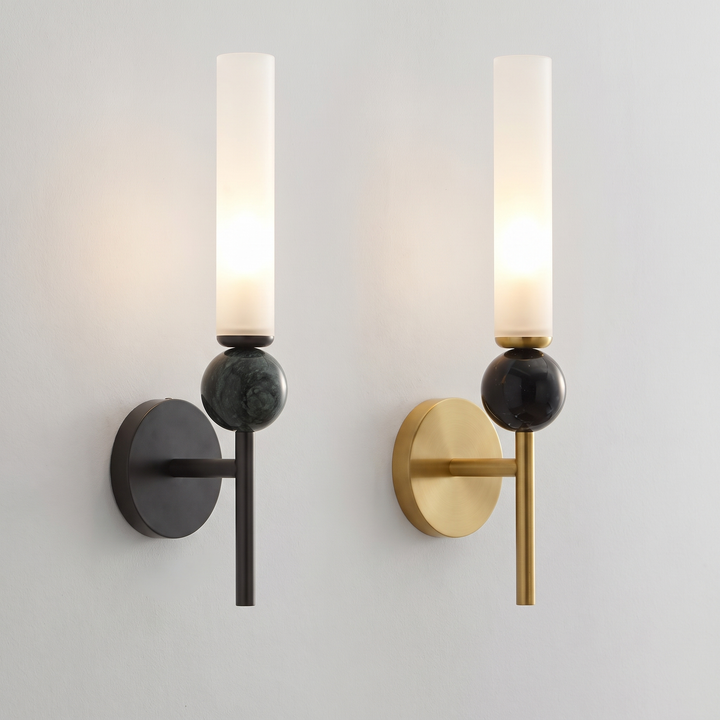 Lumenorth Vein Marble Wall Sconce