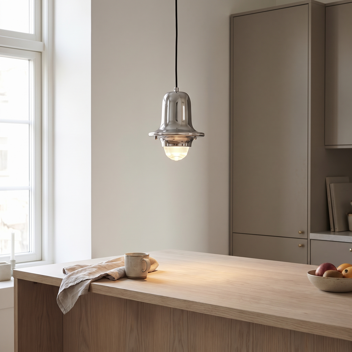 Anchor Bauhaus pendant light in a Scandinavian interior
