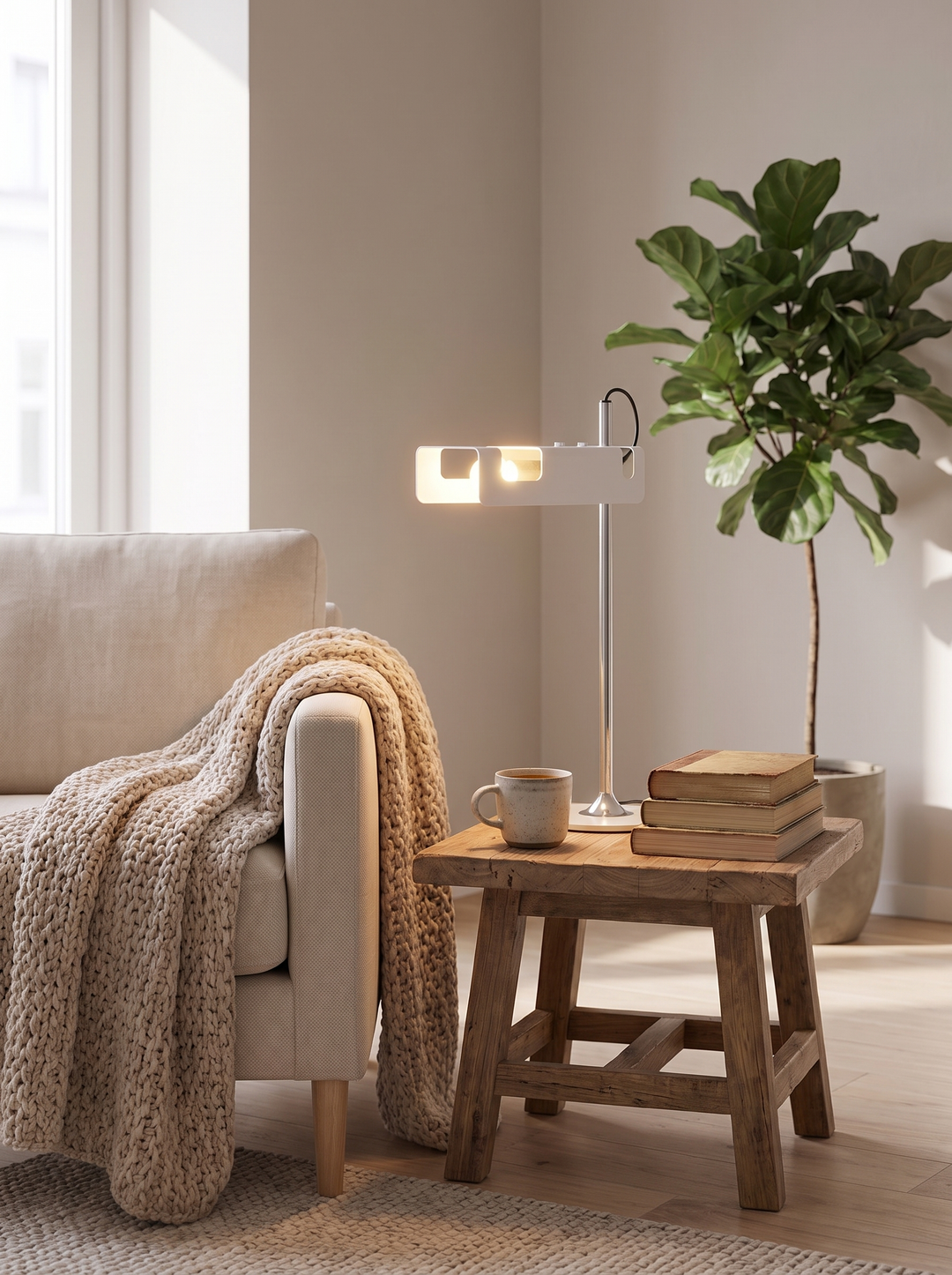Lumenorth Pivot Adjustable Lamp in its floor height version