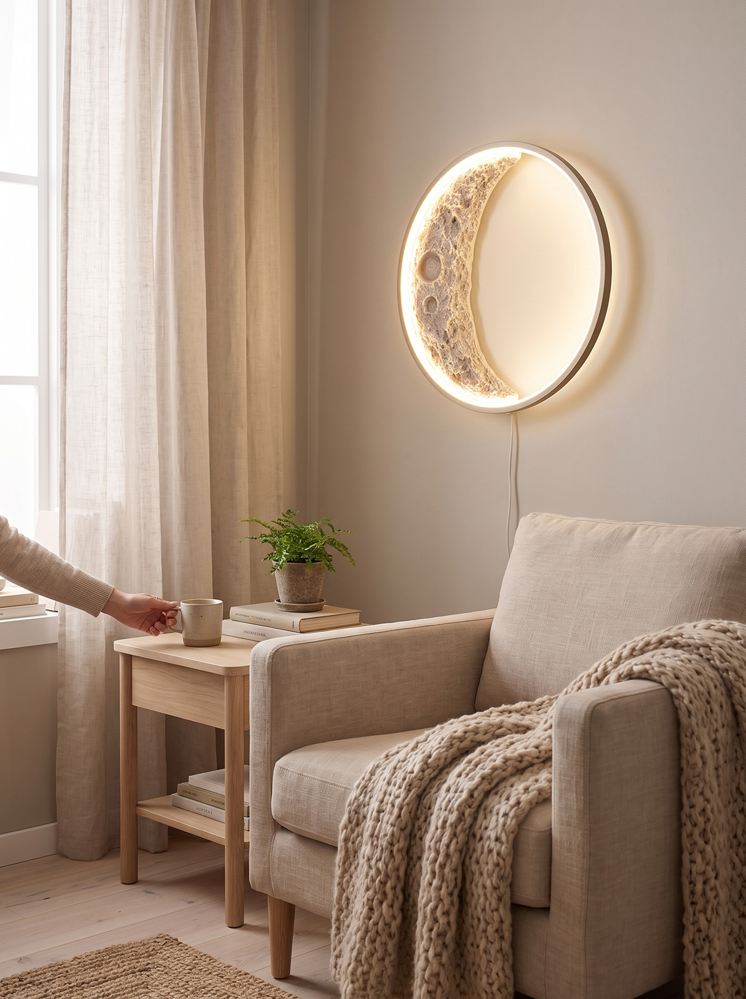 Bright output of the Lumenorth Arch LED wall lamp