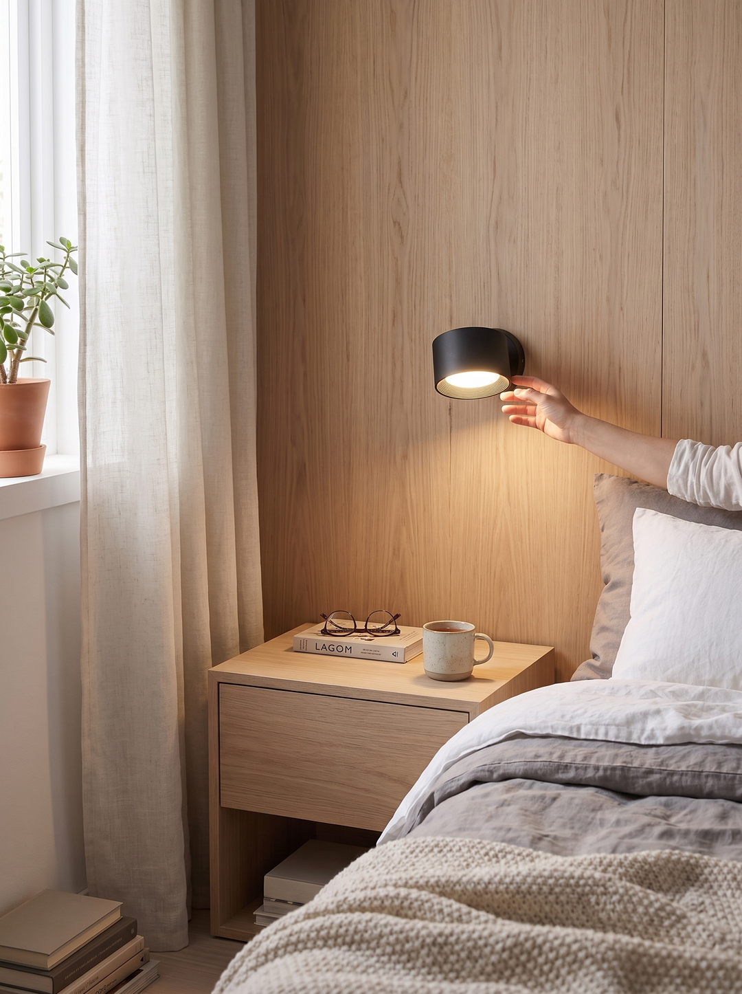 Remote control for the Lumenorth Nova Battery Wall Sconce