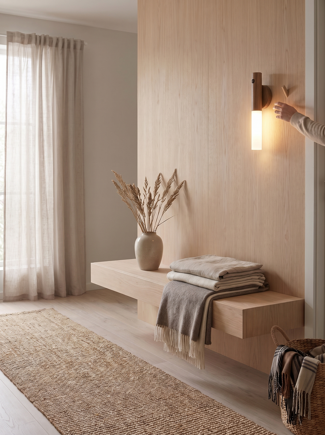 Lumenorth Cedar sconce switching itself on in the dark