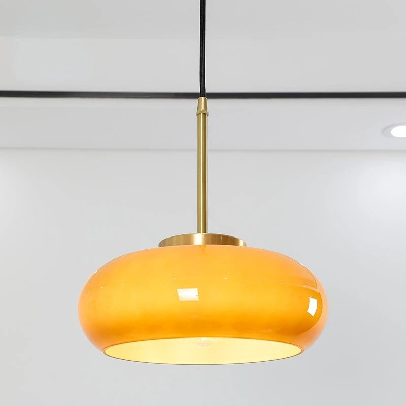 Lumenorth Penny Copper Pendant Light