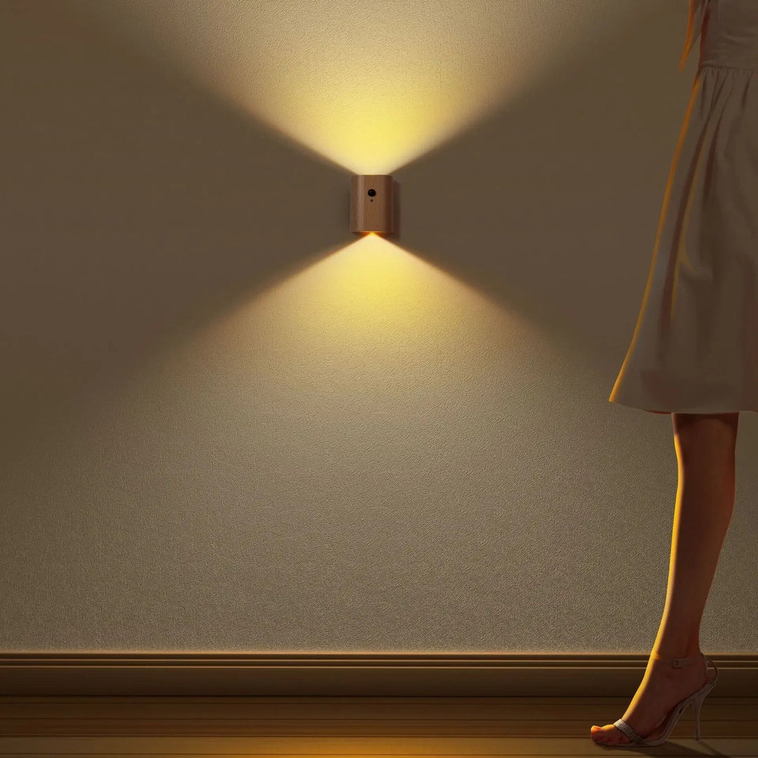 Lumenorth Beech Motion Sensor Sconce