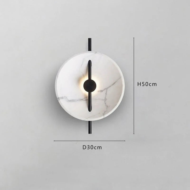 Lumenorth Linen Nordic Wall Sconce