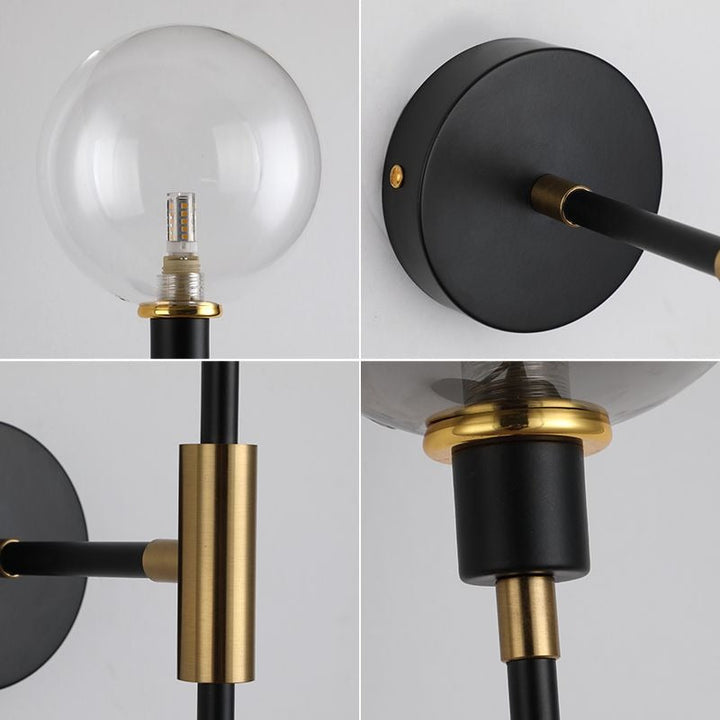 Lumenorth Dune Glass Wall Sconce