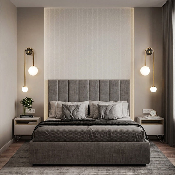 Lumenorth Lily Gold Wall Sconce