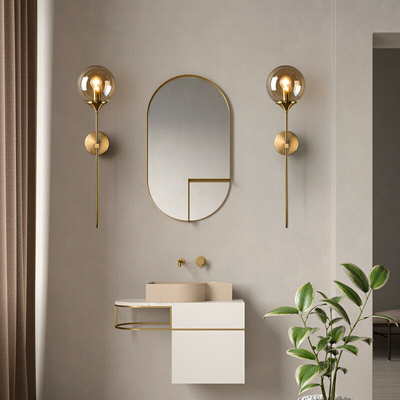Lumenorth Aster Glass Wall Sconce
