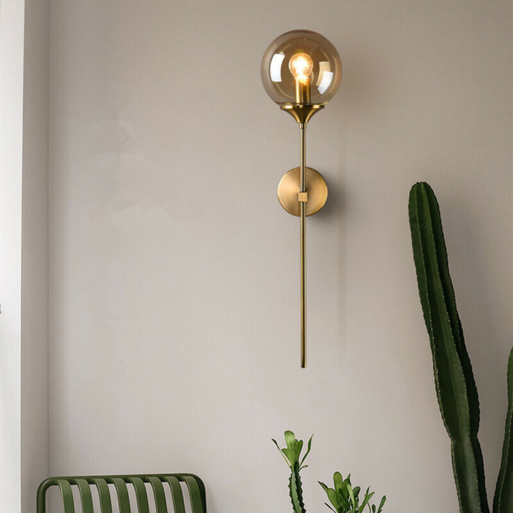 Lumenorth Aster Glass Wall Sconce