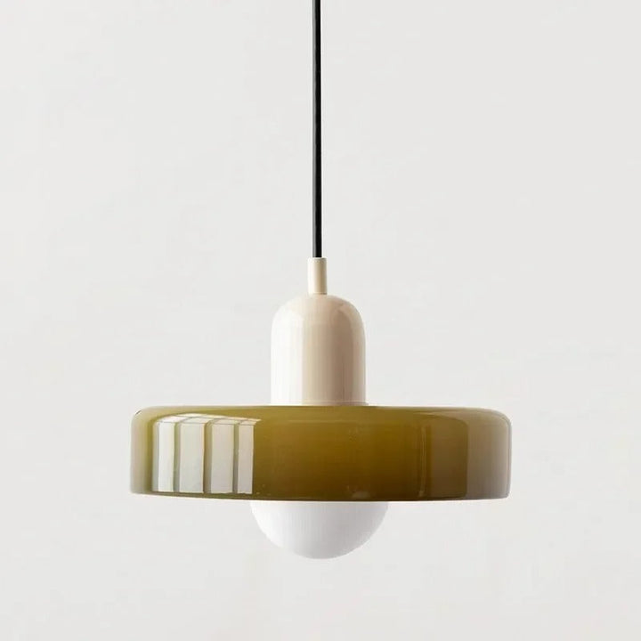 Lumenorth Duet Two-Tone Glass Pendant