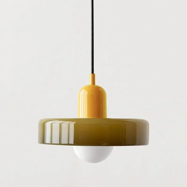 Lumenorth Duet Two-Tone Glass Pendant