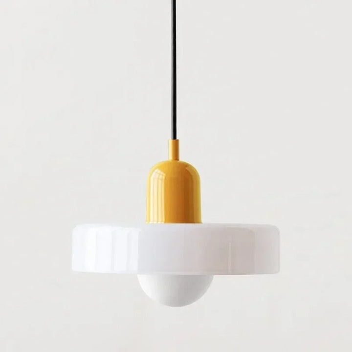 Lumenorth Duet Two-Tone Glass Pendant